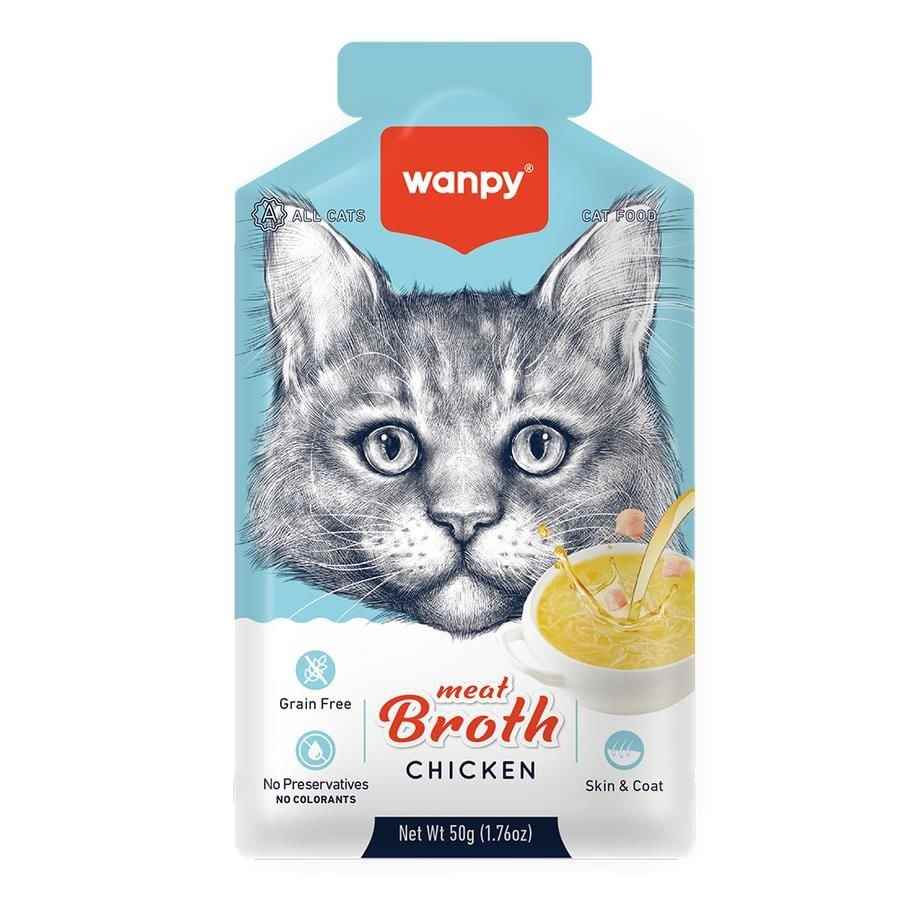 Wanpy Tavuk Etli Kedi Çorbası 50 Gr