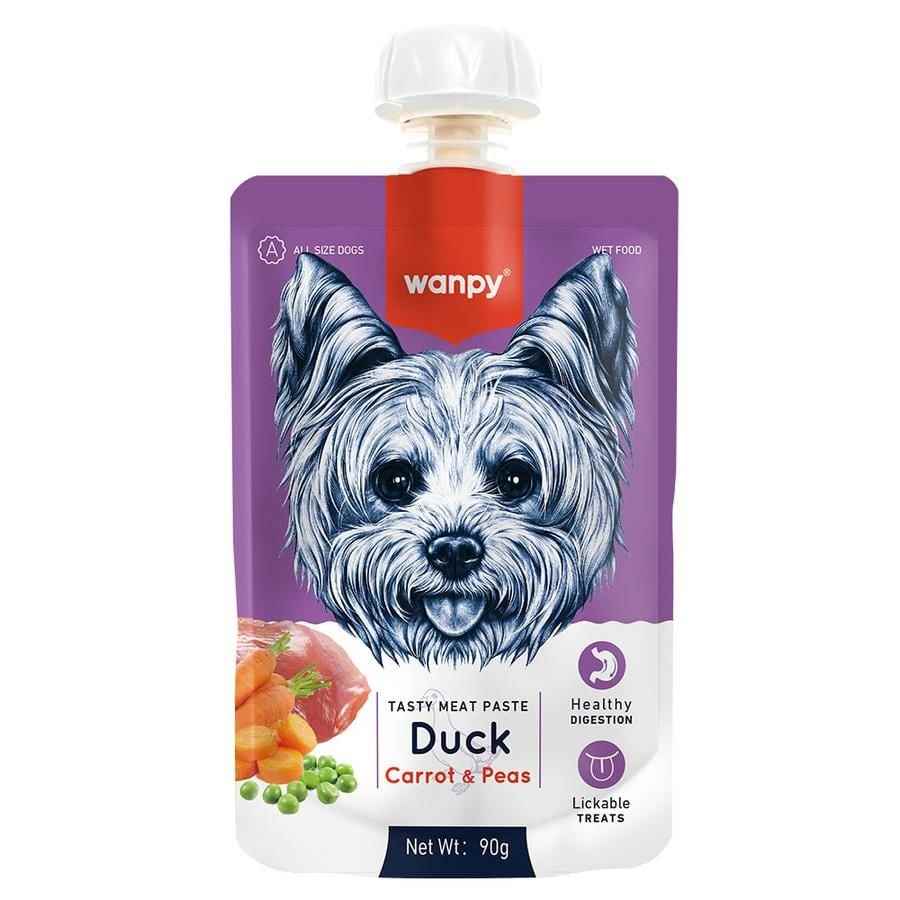 Wanpy Taze Ördekli&Havuçlu  Köpek Et Ezmesi 90 gr