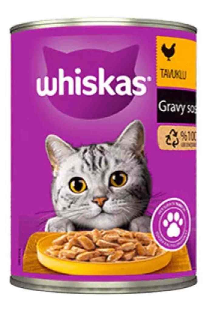 Whiskas Sos İçinde Tavuklu Yetişkin Kedi Konservesi 400 Gr