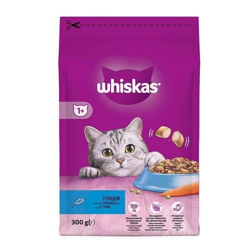 Whiskas Ton Balıklı ve Sebzeli Yetişkin Kedi Maması 300gr