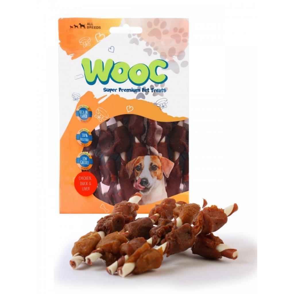 Wooc Tavuk Ördek ve Ciğer Sargılı Stick Köpek Ödülü 80 Gr